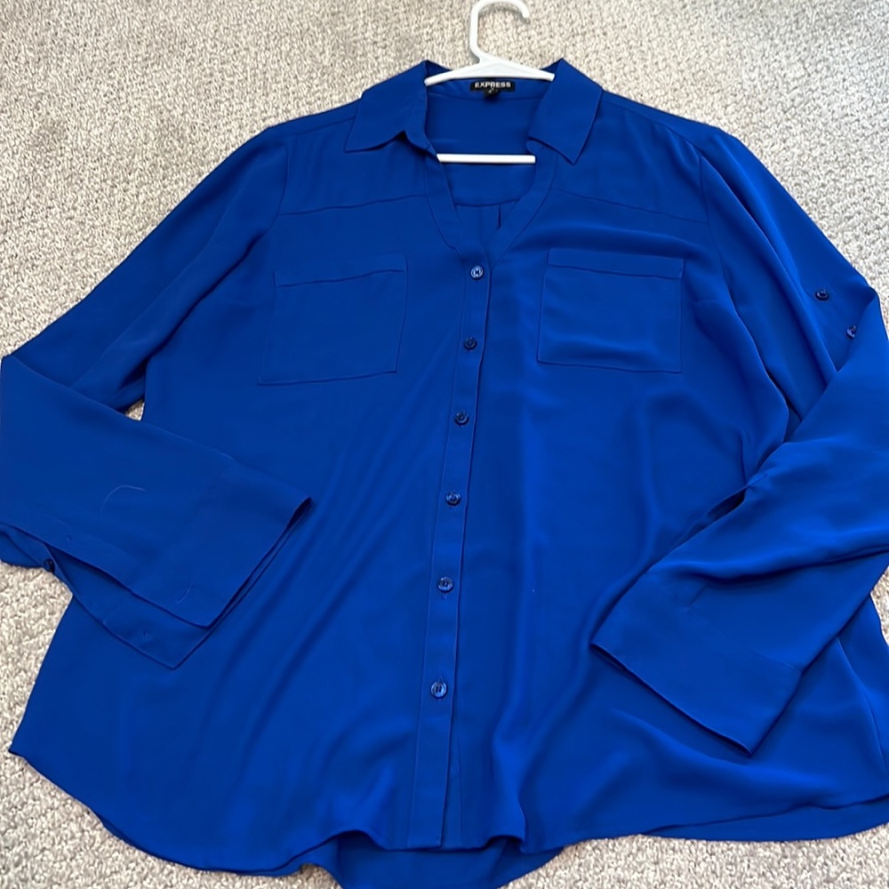 Royal blue Express Portofino shirt